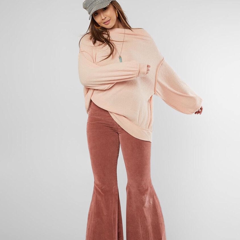 NWT free people main squeeze hacci top in nectar size m 🍑🌸🐰